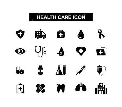Premium Vector Health Care Icons Medical Icons Flat Vector Illustrations