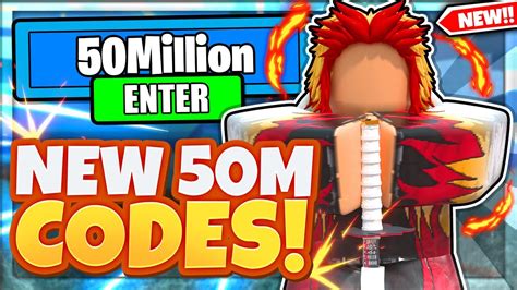 All New 50mil Update Codes Demon Slayer Rpg Roblox Youtube