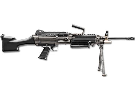 Fn M249s Semi Auto Rifle 556x45mm Nato 185 Barrel Black Black Fixed