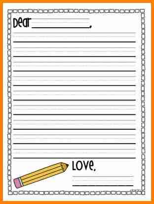 elementary letter template penn working papers