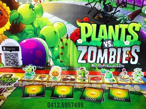 Un juego de supervivencia contra la invasión zombie. Plantas Vs Zombies , Juego De Mesa - Diseño Original - Bs ...