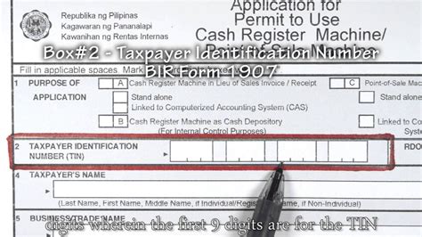 This may help you recover any service tax you paid to malaysian tax authorities. Box#2 - Taxpayer Identification Number, BIR Form 1907 ...