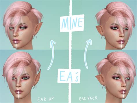 The Sims Resource Pointed Ear Presets V1 All Occults Genders Non