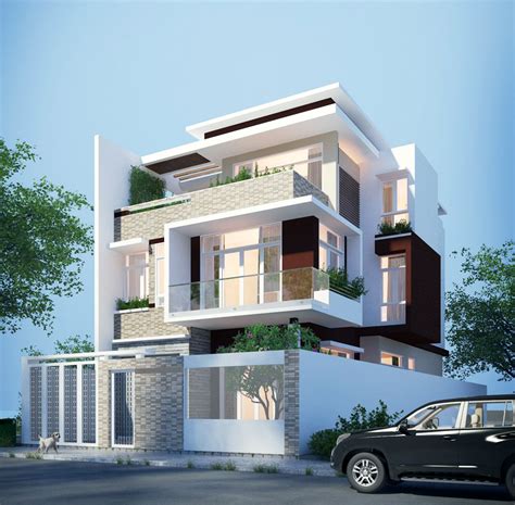 Open floor plans are a signature characteristic of this style. Three Storey Modern House Design - Pinoy House Designs ...