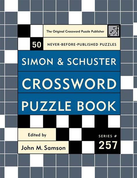 Simon And Schuster Crossword Puzzle Book Book By John M Samson Official Publisher Page