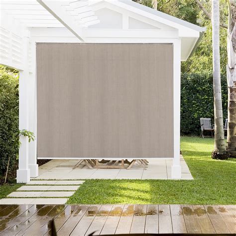 Latady Outdoor Roller Shade Pull Down Shades For Windows Shade Cloth
