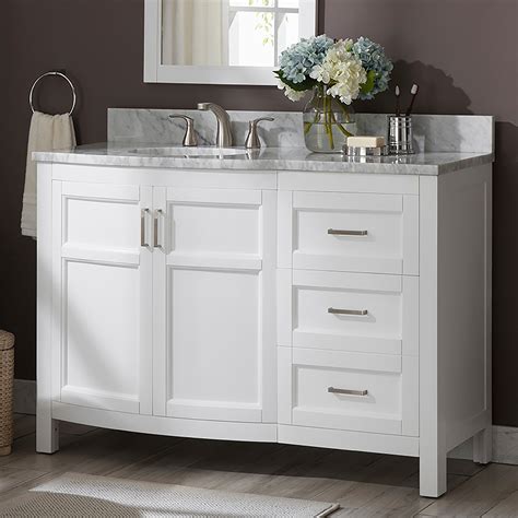 Undermount Marble Bathroom Vanities With Tops At Lowes Com