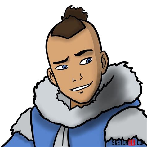 How To Draw Sokkas Face Step By Step Drawing Tutorials Sokka