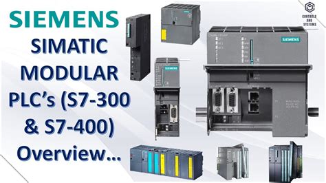 Siemens Simatic Modular Plcs S7300 And S7400 Youtube