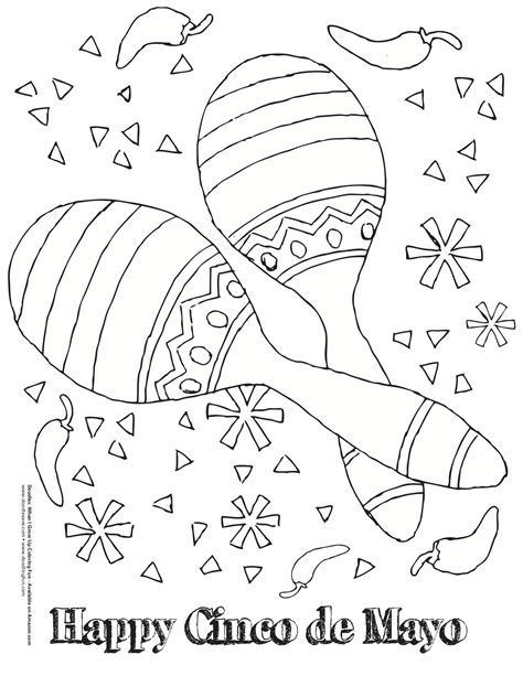 We have collected 31+ cinco de mayo coloring page images of various designs for you to color. Cinco De Mayo Coloring Fun | Doodles Ave