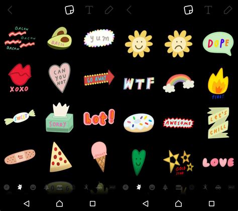 Discover all images by sel'. Snapchat adds a ton of stickers for you to add to your snaps