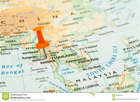 While there have been several proposals for international travel arrangements, the government keeps adjusting plans to reopen for tourism, which makes up 20% of the economy. Thailand Map Pin Stock Photos - Image: 35804043