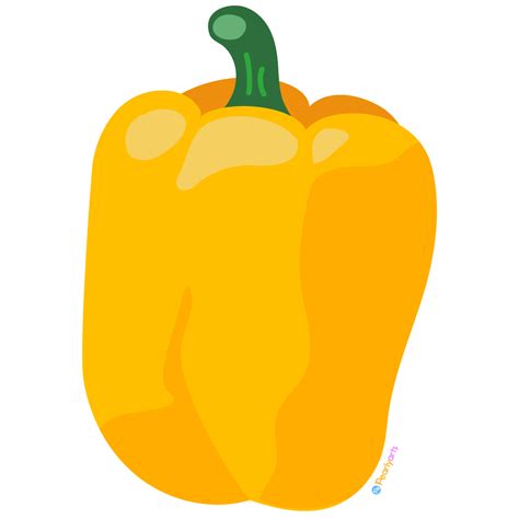 Free Yellow Pepper Clipart Pearly Arts