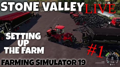 Stone Valley Farming Simulator 19 Ps4 Lets Play Episode 1 Youtube