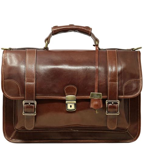 Leather Briefcases Italian Handcrafted Floto