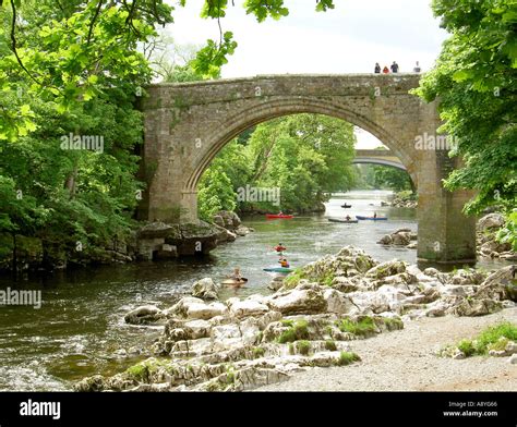 The Devils Bridge Over The River Lune At The Town Of Kirkby Lonsdale