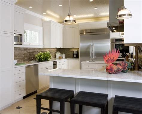 How doers get more done. Taupe Kitchen Backsplash - Transitional - kitchen - Tish ...