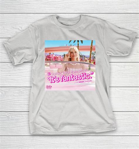 barbie movie barbie is far from plastic it s fantastic shirts woopytee