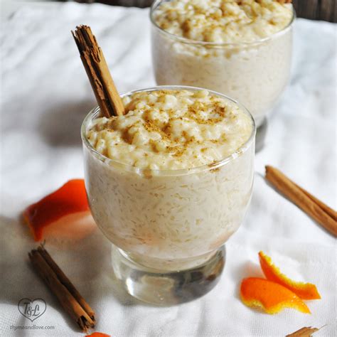 Con un truco para que quede mas cremoso. Arroz con Leche {Mexican Rice Pudding} - Thyme & Love