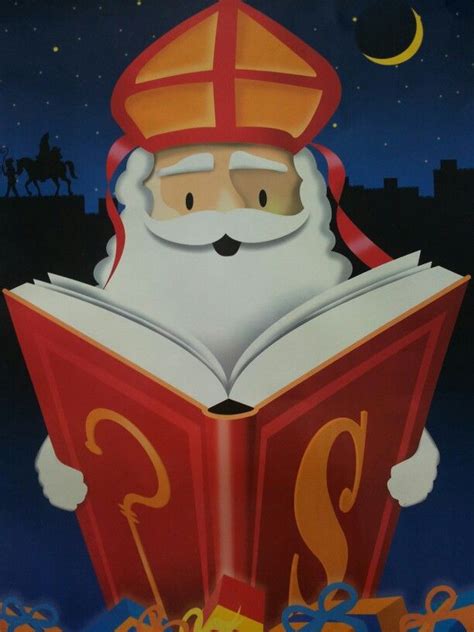 Sinterklaas Met Het Grote Boek Sinterklaas Zwarte Piet Grote Boeken