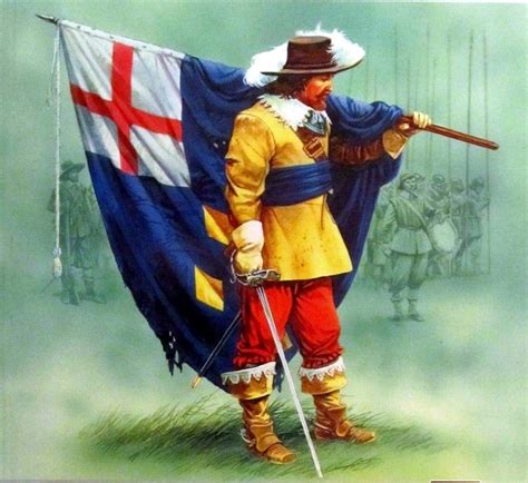 New Model Army Standard Bearer English Civil War Civil War Art