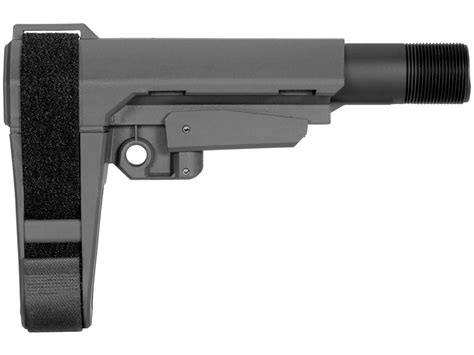 Sb Tactical Sba3 Pistol Stabilizing Brace Collapsible Ar 15 Gray