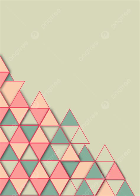 Minimalistic Geometric Triangle Pink Background Wallpaper Image For