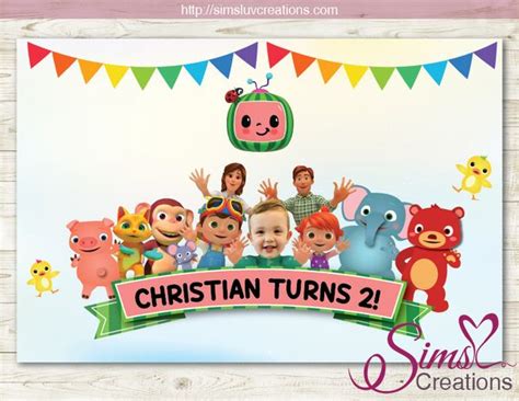 When downloaded, you will receive 2 invites: Pin on Cocomelon Birthday Party Ideas