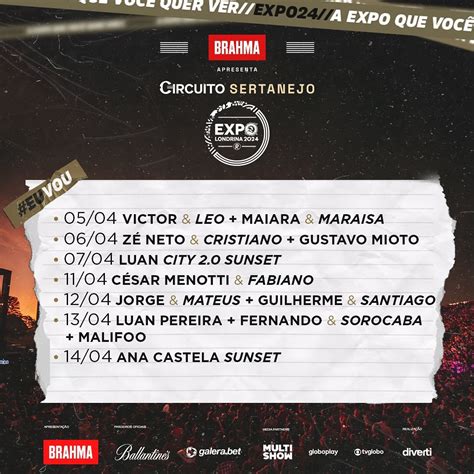 12 04 2024 Shows De Jorge E Mateus E Guilherme E Santiago Em Londrina