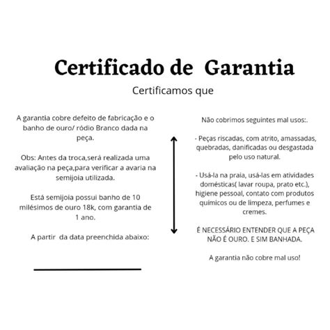 120und Certificado De Garantia Personalizado Shopee Brasil