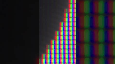 Zooming Into Lcd Screen To View Rgb Pixels Youtube