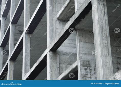 Concrete Building Under Construction Stock Image Image Of Structure