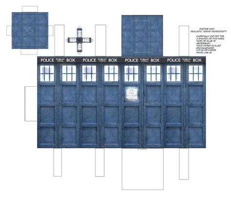Doctor Who Tardis Papercraft By Jailboticus On Deviantart