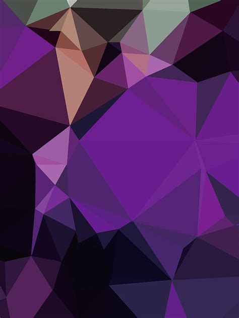 Abstract Purple Polygon 37 Digital Art By Ahmad Nusyirwan Fine Art