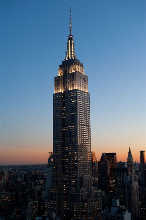 The Empire State Building Newyork Building Aesthetic New York