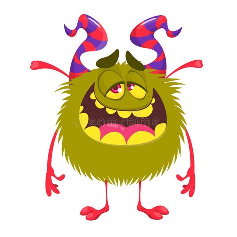 Happy Cartoon Monster Stock Vector Illustration Of Goblin 126535522