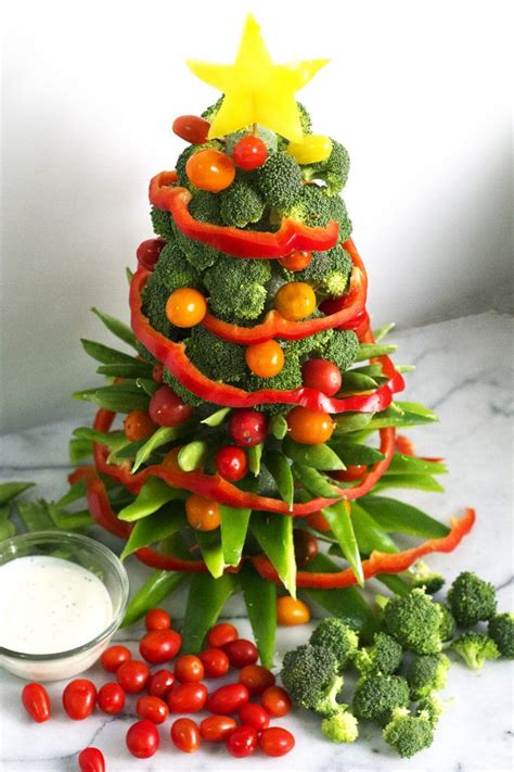 Veggie Christmas Tree Recipe Christmas Veggie Tray Veggie