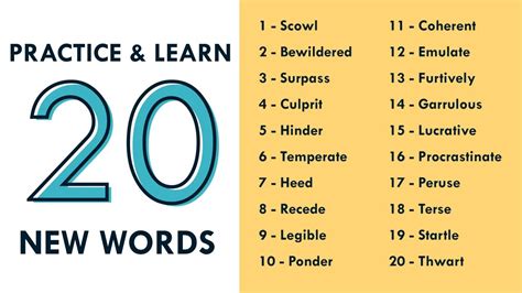 Learn New Vocabulary Word Everyday Let S Learn New Vocabulary