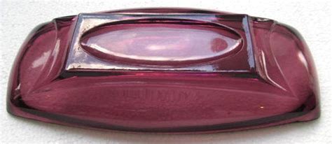 Vintage Hazel Atlas Glass Celery Collectible Dish Purple Etsy