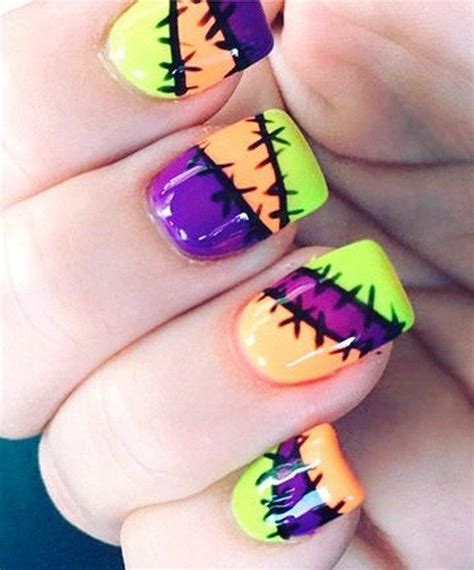 50 Spooky Halloween Nail Art Designs For Creative Juice Diseños De