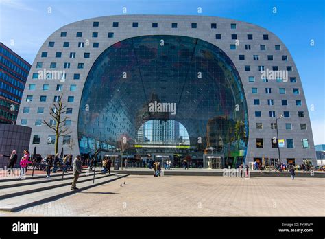 The New Market Hall In Rotterdam The First Covered Market Place In The