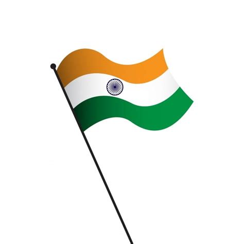 India Flag Clipart Png Images India Flag Vector Template Design