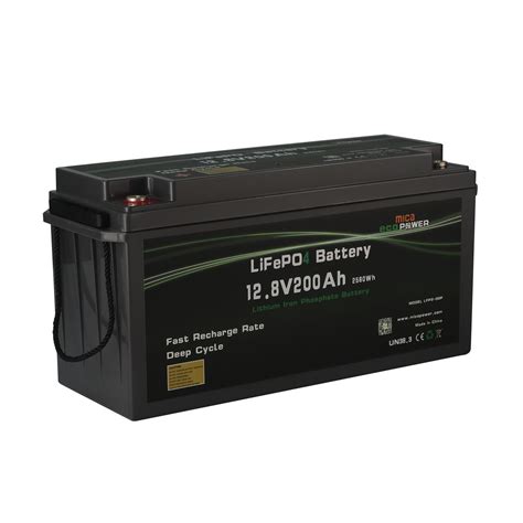 Iso9001 Factory Ce Un383 12v 200ah 12v Solar Lifepo4 Lithium Battery