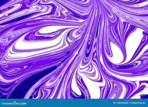 Multicolored Paint Swirls Abstract Background Stock Illustration