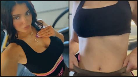 hot video leaked kylie jenner shares sensuous workout moment fans sweat iwmbuzz