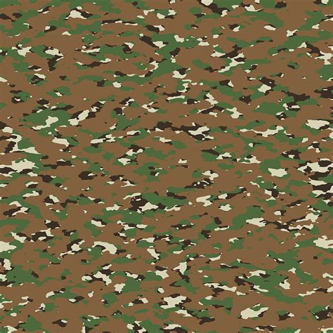 Woodland Camouflage Pattern Digital Art By Jared Davies
