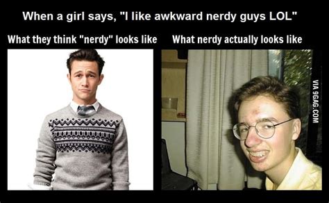 girls and awkward nerdy guys 9gag