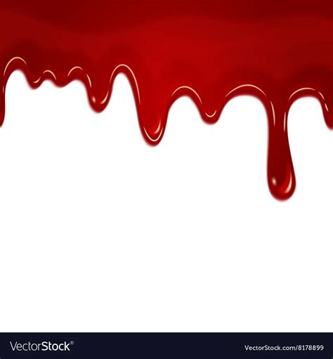 Dripping Seamless Blood Royalty Free Vector Image