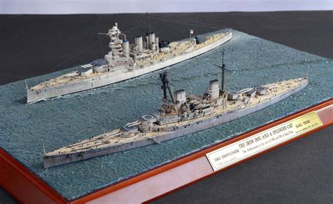 Sms Derfflinger Hms Tiger Combrig Model Ship Building Boat