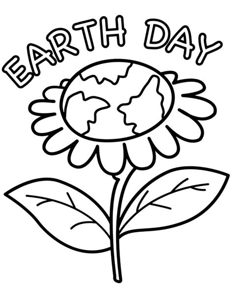 Make copies for all the students. Earth day card for coloring - Topcoloringpages.net